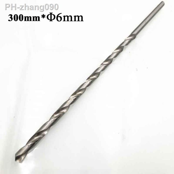 1pc-extra-long-hss-straight-shank-drill-bit-hss-drill-bits-set-2-6mm-diameter-160-300mm-length-straight-shank-twist-drill-bits