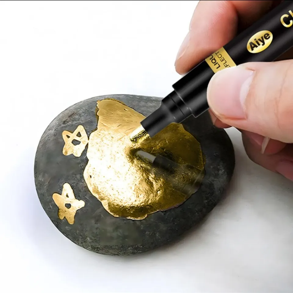 Gold Silver Copper Metallic Liquid Chrome Mirror Marker Pen