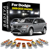 BADEYA 10pcs รถหลอดไฟ CANbus ไฟ LED สีขาวภายในชุดสำหรับ 2009 2010 2011-2015 Dodge Journey แผนที่โดมโคมไฟป้ายทะเบียน-gcbfxbfgfznfxnn