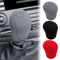 Universal รถซิลิโคนเกียร์ SHIFT KNOB COVER เกียร์ SHIFT Handle ป้องกันครอบคลุมรถ Non-SLIP Grip อุปกรณ์ตกแต่งภายใน-glsunjugdd