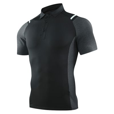 ✣℗ Golf Wear Fashion T Shirt Running Men Quick Drying Breathable T-Shirts Running Slim Fit Tops Sport Fitness Gym Golf Tennis