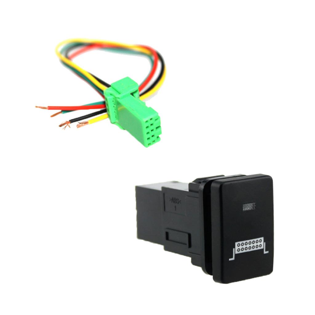 DC12V Push Button Starting Pattern Wiring Switch for Toyota Camry 4Runner 