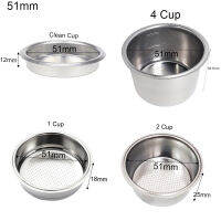 【2023】Single Cup Double Cup Clean Cup 5158mm Non Pressurized Coffee Filter Portafilter Basket For Filters