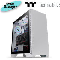 เคสคอมพิวเตอร์ ATX (NP) ThermalTake S300 TG Snow (CA-1P5-00M6WN-00) ประกันศูนย์ เช็คสินค้าก่อนสั่งซื้อ