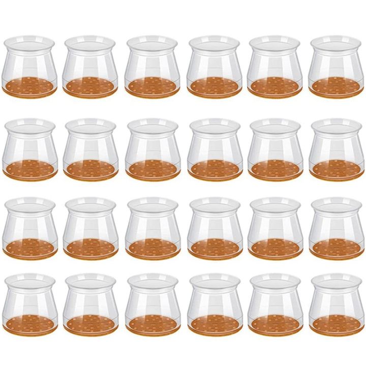 chair-leg-floor-protectors-24-pack-clear-silicone-cap-with-felt-pad-bottom-for-hardwood-fits-most-furniture