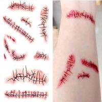 【YF】♨  Temporary Sticker Terror Wound Blood Injury Scar Fake RC2324