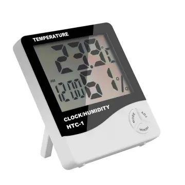 LCD Electronic Digital Temperature Humidity Meter Indoor Outdoor