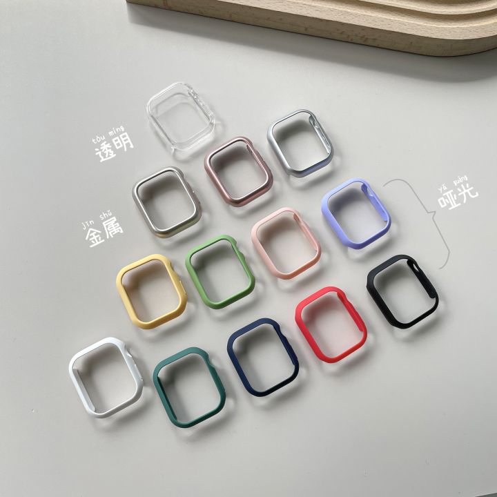 hard-pc-matte-bumper-case-for-apple-watch-3-2-1-42mm-38mm-frame-cover-for-iwatch-4-5-6-se-7-40mm-44mm-41mm-45mm-watch-bumper