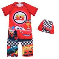 แสง McQueen ชายหญิงแขนสั้นชุดว่ายน้ำชิ้นเดียวการ์ตูน2022เสื้อผ้าเด็กเด็กใหม่เด็กชุดว่ายน้ำชุดสองชิ้น