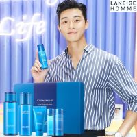 LANEIGE Homme Active Water Duo Set (Include 5 items) ชุดผลิตภัณฑ์บำรุงฟื้นฟูปลุกความสดชื่นให้ผิวหน้าผู้ชายสูตรพรีเมี่ยมสินค้านำเข้าจากเกาหลีของแท้