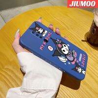 เคส JIUMOO สำหรับ OPPO A9 2020 A5 2020เคสการ์ตูนน่ารัก Kuromi สแควร์เคสโทรศัพท์รูปแบบขอบซิลิโคนเหลวนิ่มแบบดั้งเดิมเคสคลุมทั้งหมดตัวปกป้องกล้องถ่ายรูปเลนส์เคสฝาหลังกรอบนุ่ม