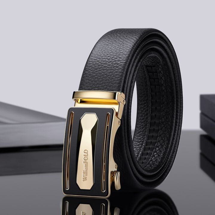 men-belt-leather-high-grade-automatic-buckle-belts-han-edition-of-pure-green-young-fashion