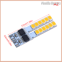 Pinellia Flame เชิงเทียน2ชิ้น Led,แผ่นเรืองแสงไดโอดแผงไฟตกแต่ง PCB อุปกรณ์เสริมเทียนเลียนแบบ Binking