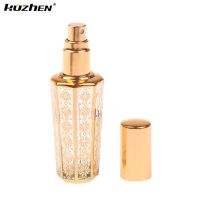 【YF】㍿✕✣  15ml Spray Bottles Gold Sample Containers Glass Perfume Bottle Atomizer Ultra Sprayer