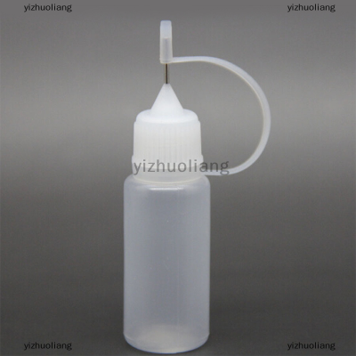 yizhuoliang 10ml เข็มปลายขวด applicator ขวดสำหรับ Paint pointed Mouth Oil Makeup TOOL