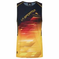 LA SPORTIVA SLIPSTREAM TANK MEN BLACK/YELLOW | เสื้อวิ่งผู้ชาย