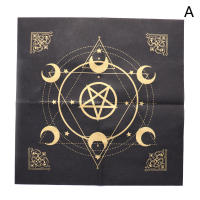 【Home Depot】zhuying Tarots tablecloth Triple Moon pentaggrams แท่นบูชาผ้ากำมะหยี่ tarots ผ้า