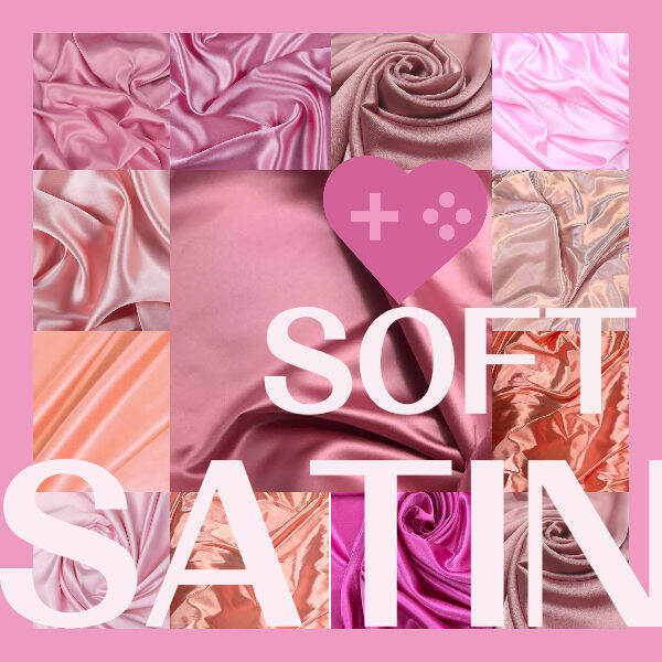 SOFT SILK SATIN FABRIC PER YARD / 35/35.5 INCHES / 58/60 INCHES FIXED