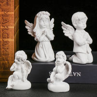 1PC สวดมนต์ Cherub รูปปั้น Angel รูปปั้น Figurine งานฝีมือทำด้วยมือ DIY ของขวัญสำหรับ Home Garden Decor-gnxk