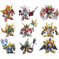 Anime Gundam Action Figures SD/BB The Three Kingdoms Sousou Teni Ryofu Koumei Kanu Chouun Model Toys Plastic Puzzle Robot 10Cm