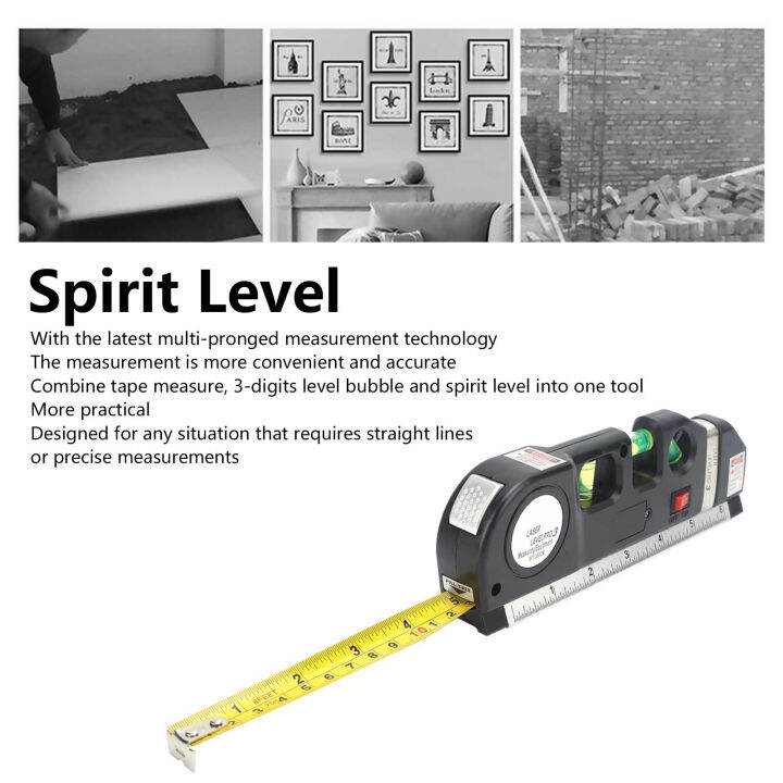 Laser Measuring Ruler Stable Performance Multi Functional Laser Spirit ...