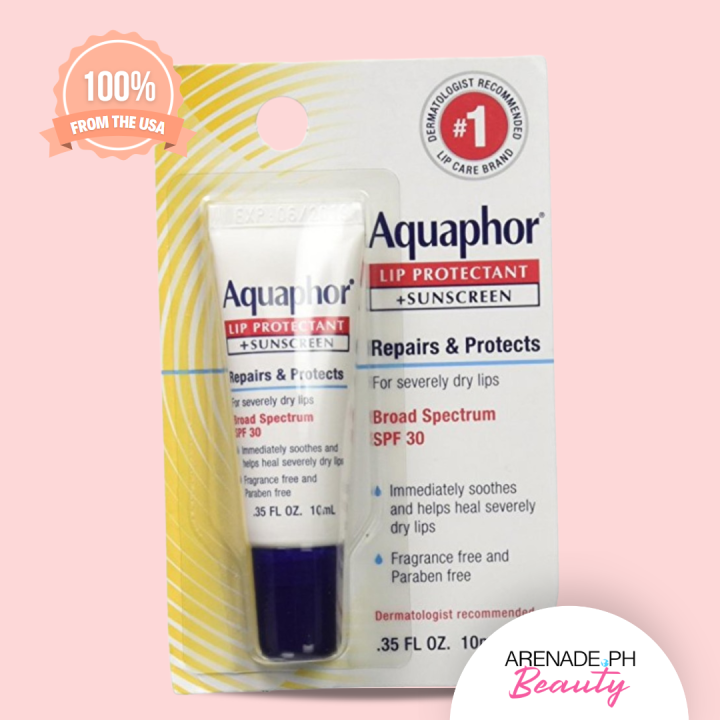 Aquaphor Lip Protectant + Sunscreen .35 Fluid Ounce | Lazada PH