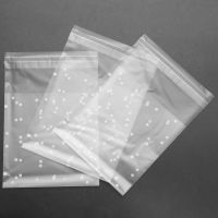 100pcs Frosted Cute Dots Plastic Pack Candy Cookie Soap Packaging Bags Cupcake Wrapper Self Adhesive Sample Gift Bag