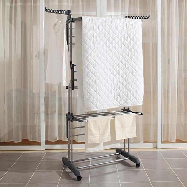 4-tiers-adjustable-clothes-rack-clothing-clothes-airer-horse-stainless-laundry-rack-hanging-drying-folding-storage-organizer-hwc