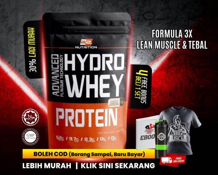 Hydro Whey Protein Powder 1KG Bs Nutrition Lazada