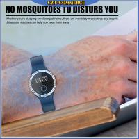 Waterproof Ultrasonic Natural Mosquito Repellent Bracelet Waterproof Insect Bugs Anti Mosquito Insect Bracelet Ultrasound Outdoor Kids Outdoor Smart Watch