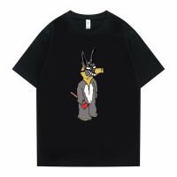 Quasi Darko Graphic Tshirt Male Cotton Tees Short Sleeve Men Cartoon Cute T Shirt Funny Mens Casual Oversized T-shirts