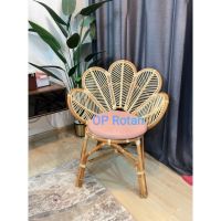 Natural Rattan Flower Patio Chair Cushion set