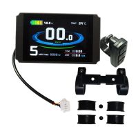 【LZ】ↂ☬  24v 36v 48v display painel de controle à prova dwaterproof água para ktllcd8hu tela colorida com suporte para bicicleta elétrica ebike bike