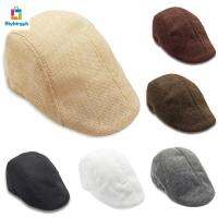 RR Hat Golf Newsboyผ้าขนสัตว์คลาสสิคCap New Herringbone Duckbill Ivy