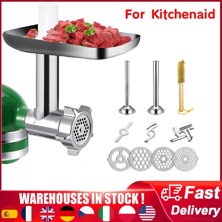 Metal Food Grinder Attachments for KitchenAid Stand Mixers, Meat Grinder,  Sausage Stuffer, Perfect Attachment for KitchenAid - AliExpress
