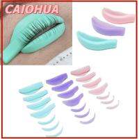 CAIOHUA 7 Pairs ใช้ซ้ำได้ ขนตายาว เครื่องมือ applicator อุปกรณ์แต่งหน้าเสริม การต่อขนตา แผ่นปิดขนตารีไซเคิล เครื่องมือดัดขนตา แผ่นดัดขนตา ซิลิโคนทำจากซิลิโคน