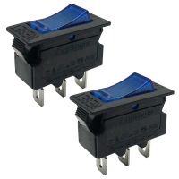 【LZ】 250V 16A blue light black housing rocker switch circuit breaker