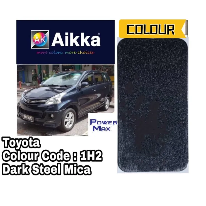 AIKKA TOYOTA 1H2 DARK STEEL MICA 2K CAR PAINT | Lazada