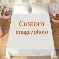 Customized Photo Brand Cartoon Flat Sheets Soft Bedding Sheet Anime Bed Sheet for Queen King Size Kids Gift Bed Cover