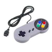 【In Stock】 avk7n0 จัดส่งฟรี9pin สาย Joypad จอยสติ๊กสำหรับ Nintendo SNES ควบคุมเกม150เซนติเมตร Gamepad สำหรับทีวีเกมคอนโซล D Rop S Hip