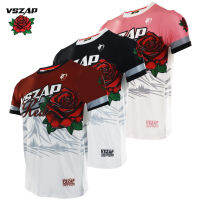 Rose VSZAP Wolf Fighting Sports MMA แขนสั้นเบสบอลต่อสู้เสื้อยืดผู้ชาย UFC Muay Thai ตีฟิตเนสเสื้อผ้าศิลปะการต่อสู้สไตล์