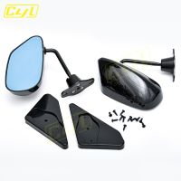 1 Pair Black Craft Square F2 Style Side Mirror Universal Racing F1 Car Rear View Mirror Door Side Mirror