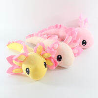 （HOT) ตุ๊กตาสัตว์น่ารักน่ารักตุ๊กตาตุ๊กตาตุ๊กตาซาลาแมนเดอร์ Axolotl ของขวัญตุ๊กตาไดโนเสาร์หกเหลี่ยม