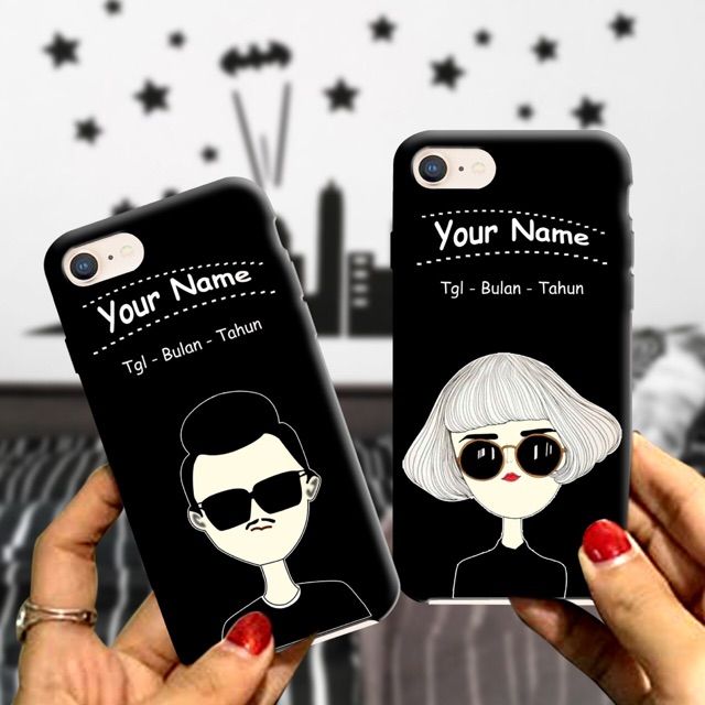 Case Couple Cewe Cowo Cool Bisa Tambah Nama Plus Tanggal Jadian