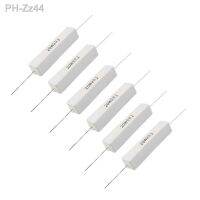 6 Pcs Wire Wound Ceramic Cement Resistor 8 Ohm 20W 5