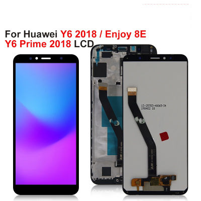 สำหรับ Huawei Y6 2018เพลิดเพลินกับ8E Y6ไพรม์2018 ATU-LX1 ATU-L21 ATU-LX3แอลซีดีหน้าจอสัมผัสดิสเพลย์ชิ้นส่วนทดแทนการกำหนดตำแหน่ง