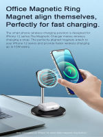 15W 3 In 1 Magnetic Wireless Charger Stand สำหรับ 14 13 12 Pro Max สำหรับ Induction Fast Charging Stations