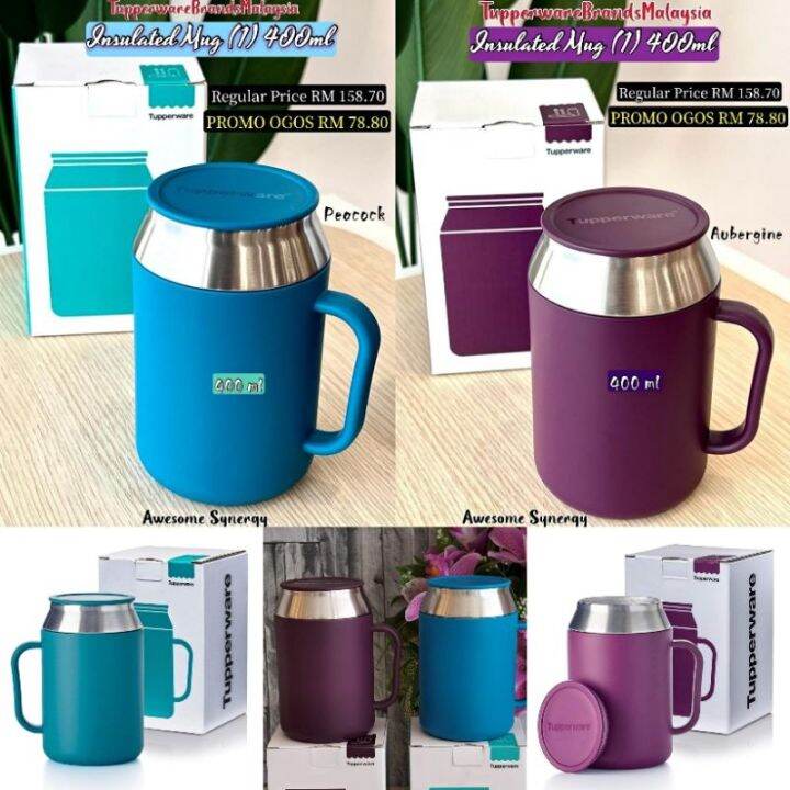 Insulated water bottle Tupperware Insulated Mug / Thermal Flask/ Hot or