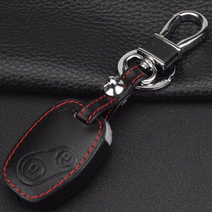 dfthrghd-jingyuqin-leather-keychain-ring-cover-case-holder-for-honda-cr-v-civic-fit-freed-stepwgn-key-two-2-buttons