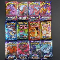 【CW】 10pcs/bag English Card TCG:Chilling Reign Evolutions Booster Trading Game Collection Children